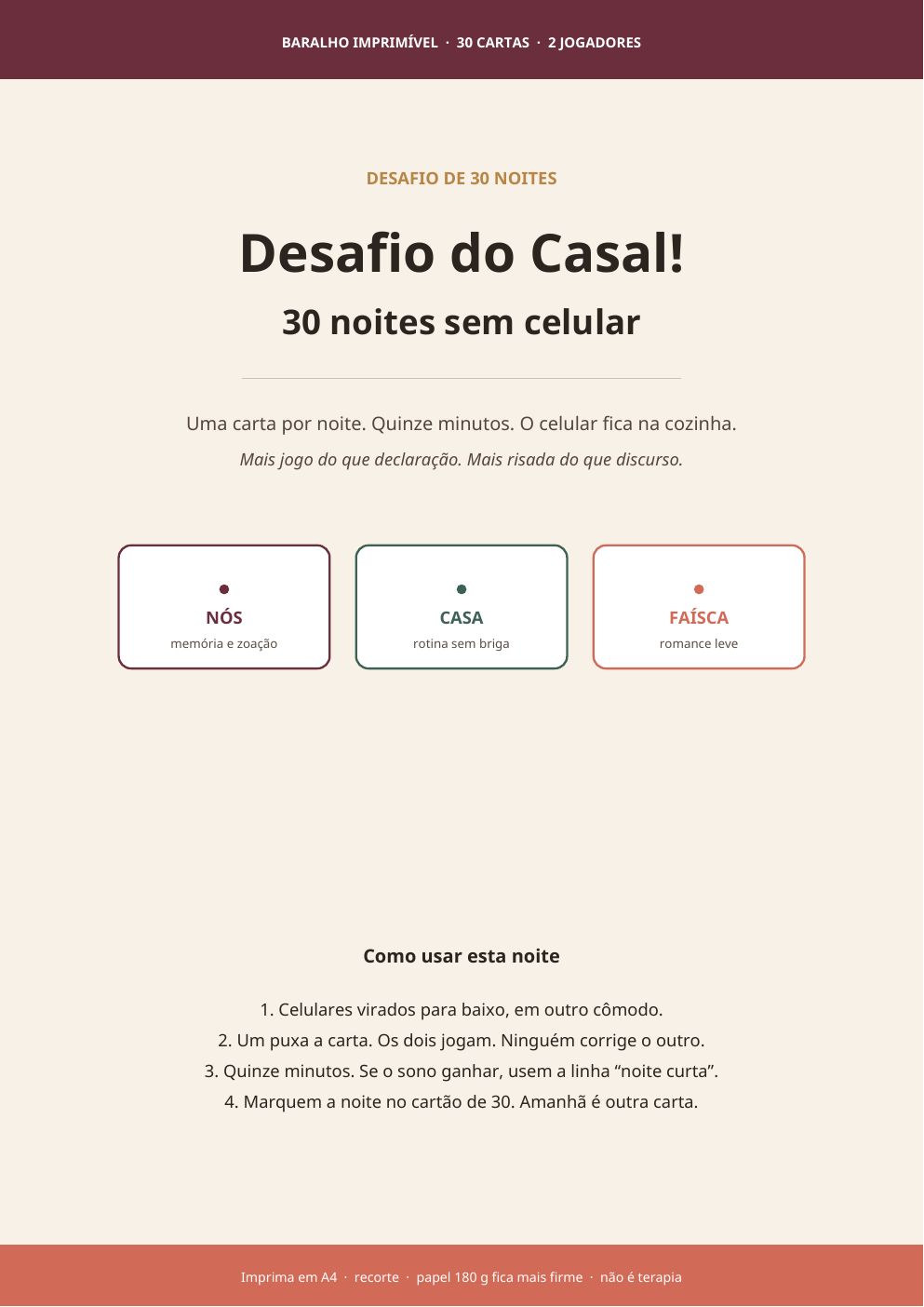 Capa do Desafio do Casal